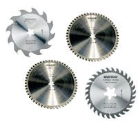 4 Set Hm / Widia Sega Circolare 190 x 20 Z 16/Z32/Z48/Z58 GUHDO Per Festool Cs