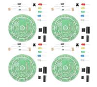 4 Set Kit di Pratica per Saldatura, Scheda di Addestramento DIY | Plastica, per Principianti e Hobbisti, Uso Domestico e Laboratorio, Progetti di Elettronica e Tecniche Essenziali