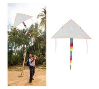 4 set Kite in poliestere vuoto con per bambini Kite in tessuto bianco
