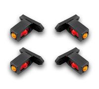 4 Set LED Laterali SMD Indicatore Lampade Mot 3 Funct 12/24V Luci Bus Rimorchio