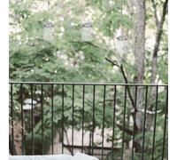 4 set Luci a base di coperchio del barattolo Lanterne solari a LED appesi