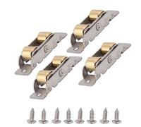 4 Set Rulli Per Porte Scorrevoli Binari Tipo Cuscinetto Cuscinetto Di Carico 88 Ruote In Ottone Ruote Per Porte Scorrevoli Di Ricambio Cuscinetti Per Pulegge Accessori Rulli Per