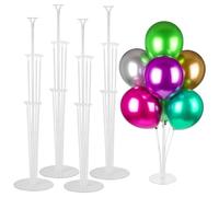 4 Set Supporto Per Palloncini Supporto Palloncini Porta Palloncini Da Tavolo Per Matrimoni, Feste Di Compleanno, Eventi Aziendali, Celebrazioni Festive, Natale, Cerimonie Di Inaugurazione, Attività Pe