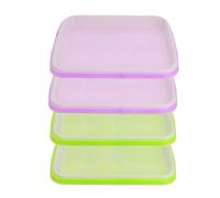 4 Set Vassoio Per La Coltivazione Di Verdure Germogli Erba Grano