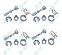4 Set YOU.S Original Serratura Porta Cilindro Anteriore Destro Per VW POLO (6N2)