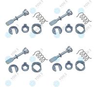 4 Set You.S Originale Serratura Cilindro Anteriore Sinistra per VW Polo 6N1
