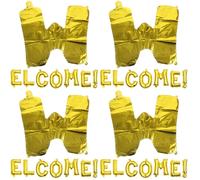4 Sets Benvenuti A Scuola Palloncini Decorazioni Per Feste Scolastiche