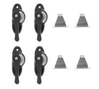 4 Sets Blocco A Ghiottone Scorrevole Serratura Dell'anta Della Finestra