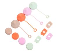 4 Sets Copertura Cannuccia Topper in Paglia Di Silicone Protettori Della Punta