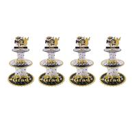 4 Sets Espositore Per Torte Alzata Porta Del Display Dessert Stand Torta Laurea