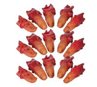 4 Sets Finto Dito Insanguinato Oggetti Scena Per Scherzi Halloween