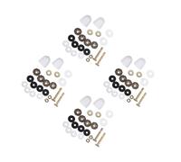 4 Sets Tappi Wc Bagno Per Bulloni Kit Di Copertura Dei Del Pavimento