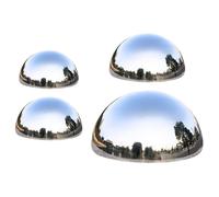 4 sfere decorative semi-sfere, sfere decorative da giardino, semisfera lucidata