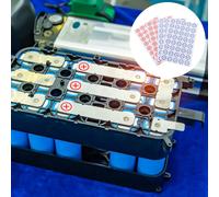 4 Sheets Decalcomania Di Polarità Adesivo Della Batteria Adesivi Sicurezza