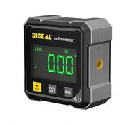 4-Side Magnetic Digital Angle Gauge,4-Side Magnetic Digital Angle Gauge with Laser,Table Saw Miter Protractor,Woodworking Measuring Tool,Level Box for Hanging (Black)