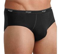 Uomo 2 Confezione Sloggi Basic Misto Cotone Midi Slip Intimo Grey, Nero o Bianco