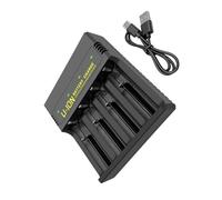 4 slot 18650 scatola di ricarica per batterie al litio 18650/26650 21700/16340 14500/18500 10400/16650 14650/18350 3,7 V