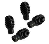 4 smorzatori per bacchette per esercitazioni silenziose, punte in silicone per sostituire i cuscinetti per esercitare, proteggere le bacchette e ridurre il rumore quando si colpisce la superficie del