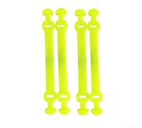 4 Smorzatori Vibrazioni Tennis Silicone Anti-Shock 4 Smorzatori | Materiale silicone per premium, assorbe vibrazioni, comodo, set da 4 , durata nel tempo(Yellow)
