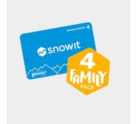 4 Snowitcard Family Pack - Card per Lo Skipass Online