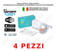 4 SONOFF S-MATE EXTREME WIFI CONTROLLO APP SMART SWITCH INTERRUTTORE INTELLIGENT
