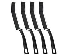 4 Spazzole per Pulizia Fughe e Fessure - Setole Dure per Doccia, Cucina, Bagno, Finestre, WC - Manico Ergonomico 22,7 cm - Pulizia Angoli e Spazi Stretti - Multiuso per Casa e Auto Art.8605