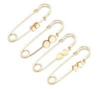 4 spille da donna alla moda uniche per cintura stretta pin regolabile in vita clip pin per donne gioielli abbigliamento spille