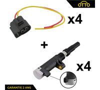 4 Spine Prese Line + 4 Bobine Accensione per Duster Dacia Logan Sandero