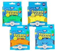 4 SPUGNA SMILE SCRUB CM.10X10X3 varie forme e colori