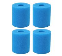 4 spugne filtranti per piscina, riutilizzabili, lavabili, tipo H, in schiuma filtrante per piscina