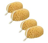 4 spugne per il lavaggio del corpo in luffa: spugna da bagno per donne, uomini