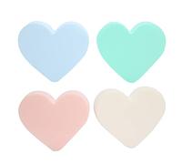 4 spugnette per il trucco a forma di cuore, per sfumare il trucco del viso, strumento cosmetico