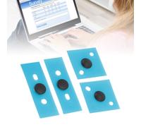 4 StÃ¼ck schwarze Kunststoff-LaptopfÃ¼Ãe, rutschfeste Ersatz-Unterlegscheiben fÃ¼r Laptops der 3. bis 5.