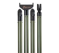 4 STABLE STICKS - Modello Essential Green - Bastone Per Caccia E Tiro A Lunga Distanza - Stabilità Ottimale - Smontabile - Solo Per Tiri In Piedi - Leggero E Resistente - Verde