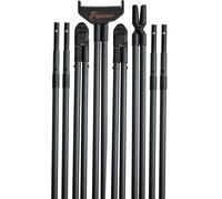 4 STABLE STICKS - Modello Ultimate Carbon 100%-Bastone Per Caccia E Tiro A Lunga Distanza-Stabilità Ottimale-Smontabile/Regolabile-Per Tiri In Piedi, In Ginocchio E Seduti-Ultra Leggero Resistente