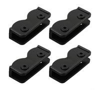 4 staffe di ricambio per connettori per tende in plastica per sostenere i pali della tenda che offrono connessioni per tende esterne forti e stabili