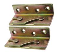4 staffe for sponde del letto, facile installazione, versatile di mobili, connettori for telaio in metallo, pratici, raccordi for