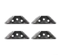 4 staffe in acciaio inox per supporto triangolare in progetti di mobili