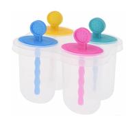 4 STAMPI FORMINE X GHIACCIOLI stampo creare sorbetti gelati bambini forme stecco
