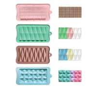 4 Stampi Per Cioccolato, Stampi Per Torte, Stampi Per Biscotti, Stampi Per Dolci, Stampi In Silicone, Strumenti Per Dolci, Utensili Da Cucina