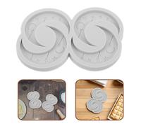 4 stampi per fondente Eid - Stampi in silicone a forma di stella e per