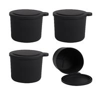 4 stampi per ghiaccio di ricambio per Kitchenaid, stampi per ghiaccio riutilizzabili in silicone con coperchi, compatibili con accessori per macchine per rasoio da ghiaccio, facili da pulire
