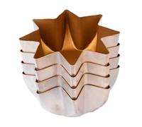 4 stampi per torte, torte, biscotti, uova, crostate, in alluminio, piccole teglie per cupcake e muffin, facili da pulire, piccoli cupcake, muffin, biscotti, torte