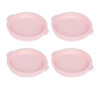 4 stampi portatili in silicone per torte, stampi per dischi in silicone per arcobaleni, torte, sottobicchieri e sapone fatto a mano