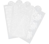 4 stampini per torte stencil per fondente fai da te stencil per torte da forno