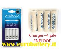 BQ-CC51E ENELOOP CARICABATTERIE 4 AA/AAA per utilizzo occasionale PILE INCLUSE