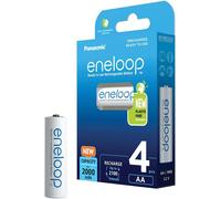 4 Stilo PANASONIC Eneloop Ricaricabili AA Size 2000 mAH BK-3MCCE HQ PRO ECOGREEN