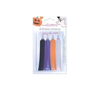 4 stilografiche cioccolato Halloween