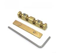 4 String Bass Brass Nut 38mm Adjustable Roller | Solid brass construction, adjustable height, roller mechanism, 38mm length, enhanced durability