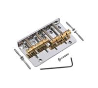 4 String Bass Guitar Bridge Regolabile String Bass Bridge Sostituzione Metal Texture Chitarra Per Professionale Elettrico In Ottone Selle